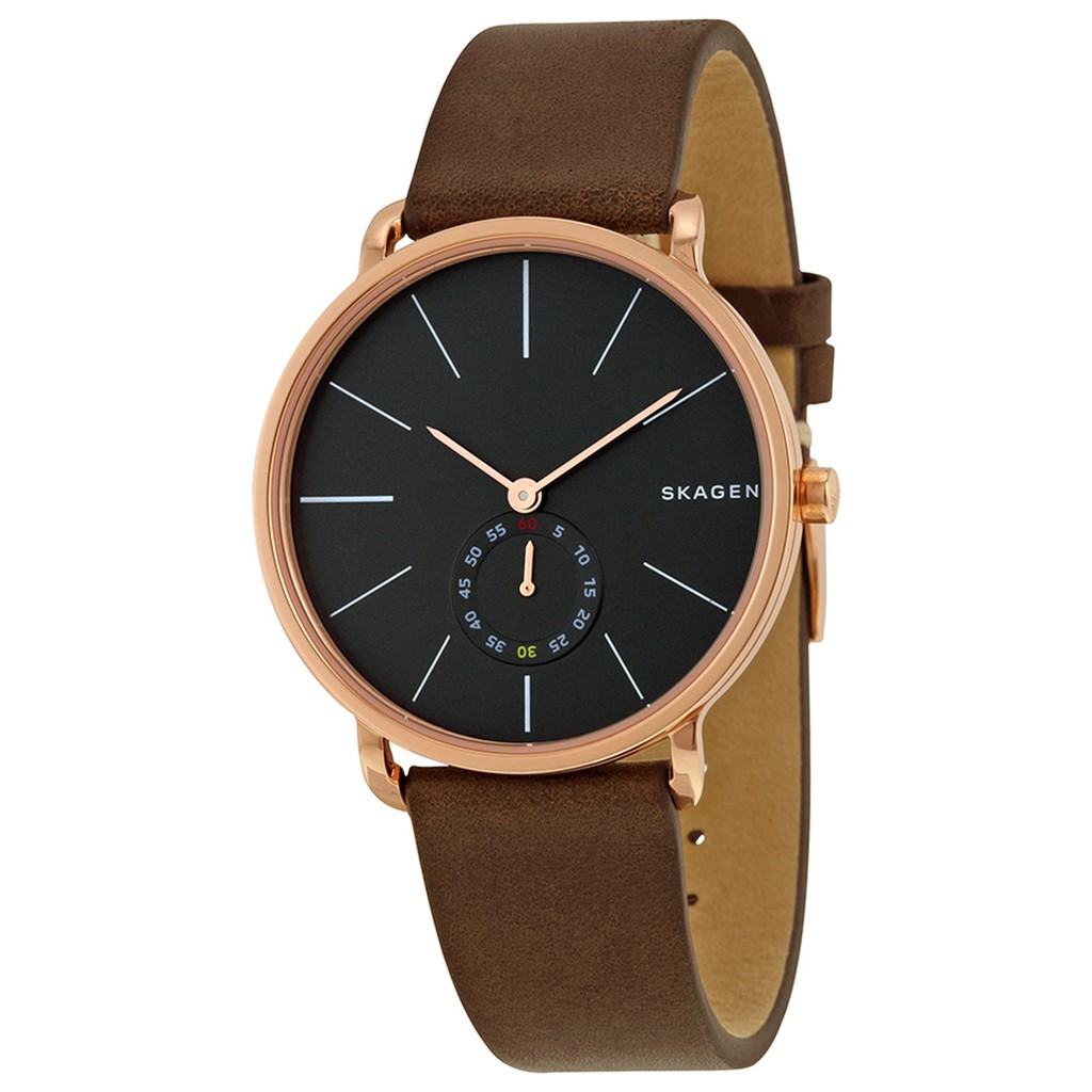 Đồng Hồ Nam Skagen SKW6213 - Dây Da - Kim Nhỏ Chạy Giây