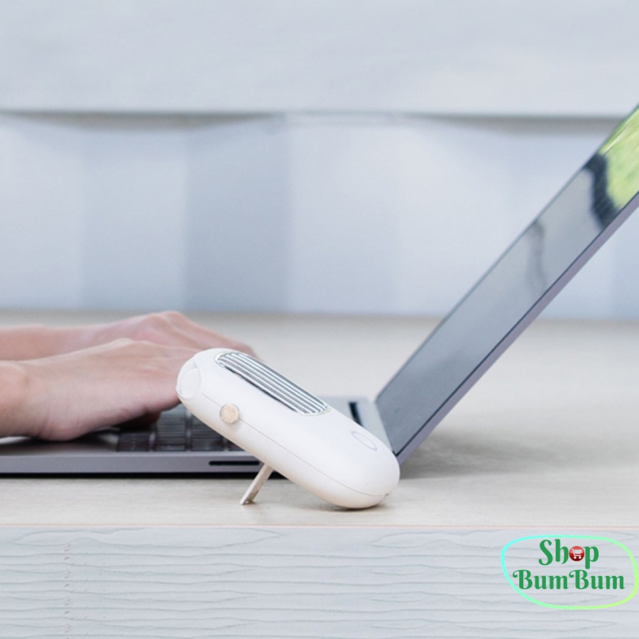 Quạt đeo cổ mini ,cầm tay,để bàn,pin 1800mAh , thờii gian sử dụng tới 6h | BigBuy360 - bigbuy360.vn