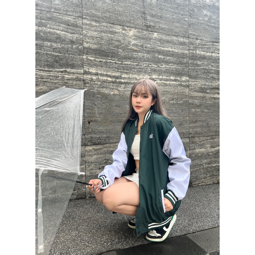 Áo Khoác Varsity Local Brand Dù 2 Lớp Elektron Clothing