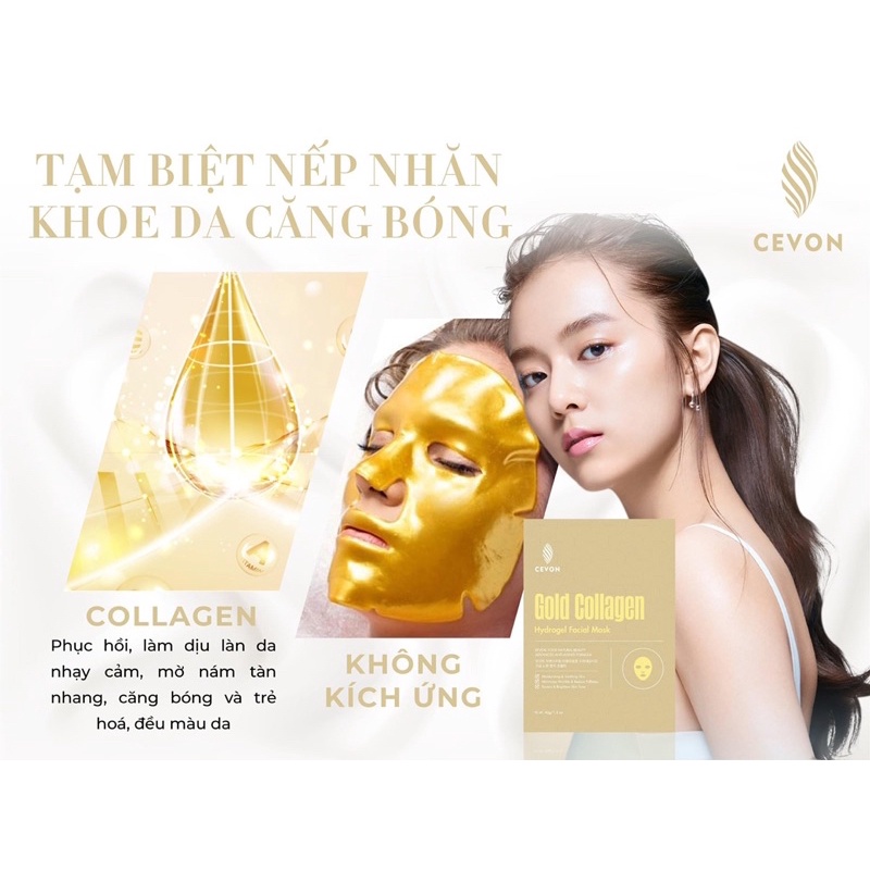 combo 5 hộp mặt nạ vàng 24k - Gold Collagen