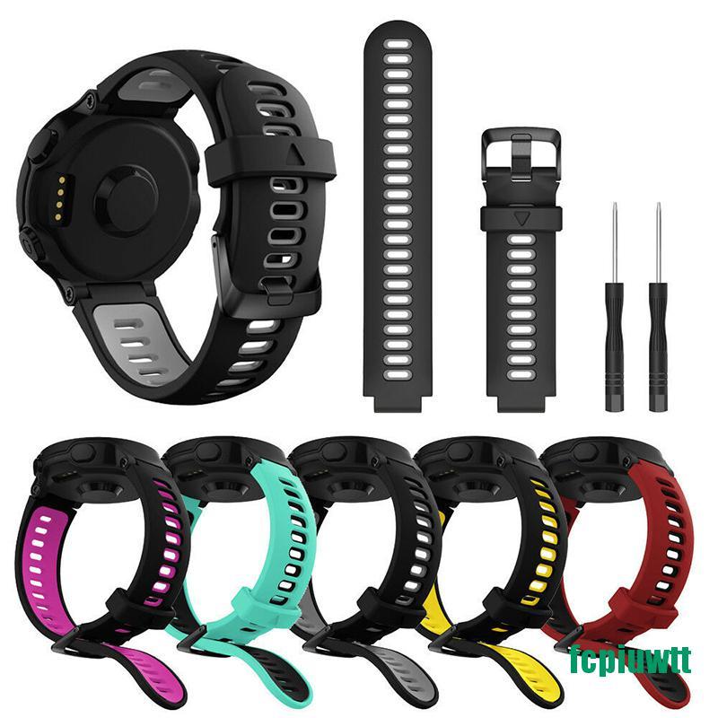 Dây Đeo Silicon Thay Thế Cho Đồng Hồ Garmin Forerunner 735xt