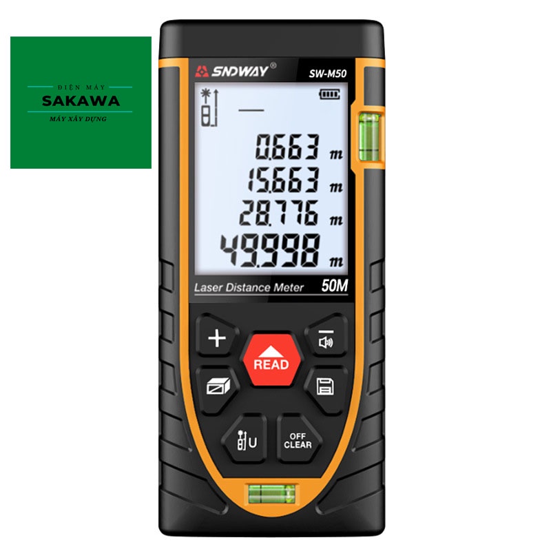 Máy đo khoảng cách thước laser SNDWAY 50m,70m,100m