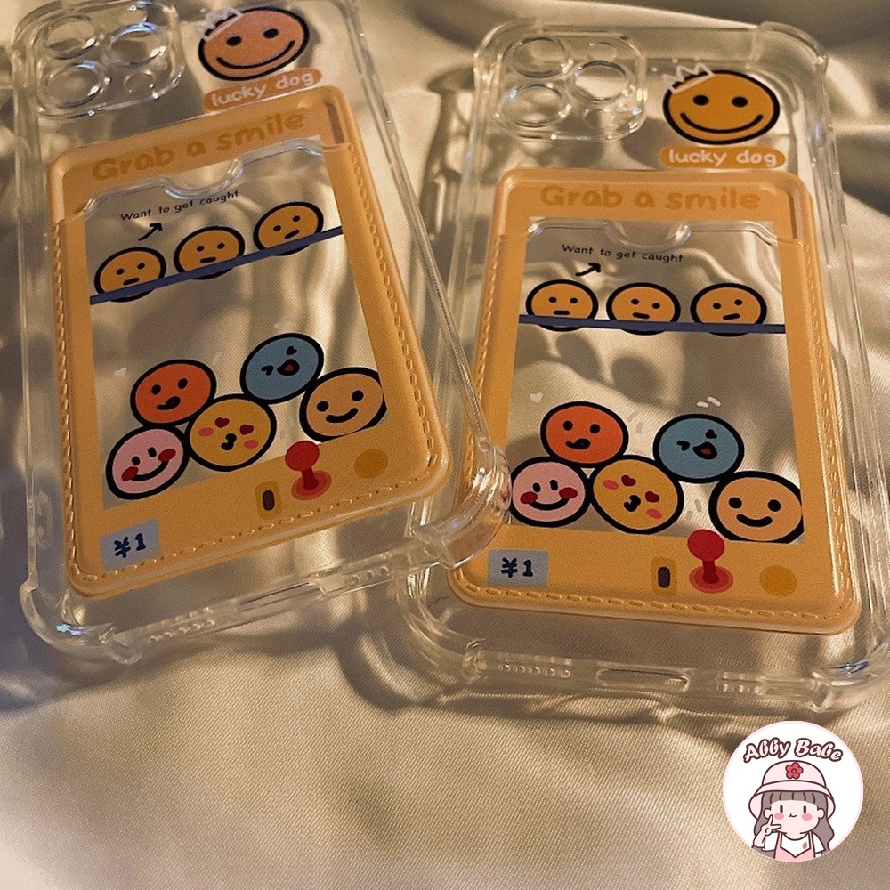 Ốp Điện Thoại TPU Dẻo Trong Suốt Kèm Ngăn Đựng Thẻ Hình Búp Bê Cho IP 13 12 11 Pro Max X XS XR 8 7 Plus