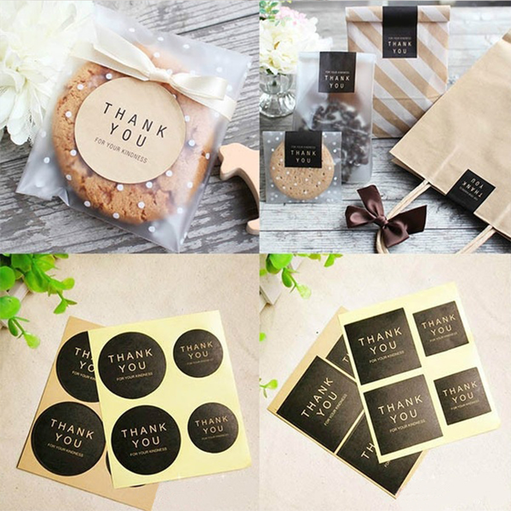 UUMIR Sticker tự dính họa tiết chữ thank you sành điệu