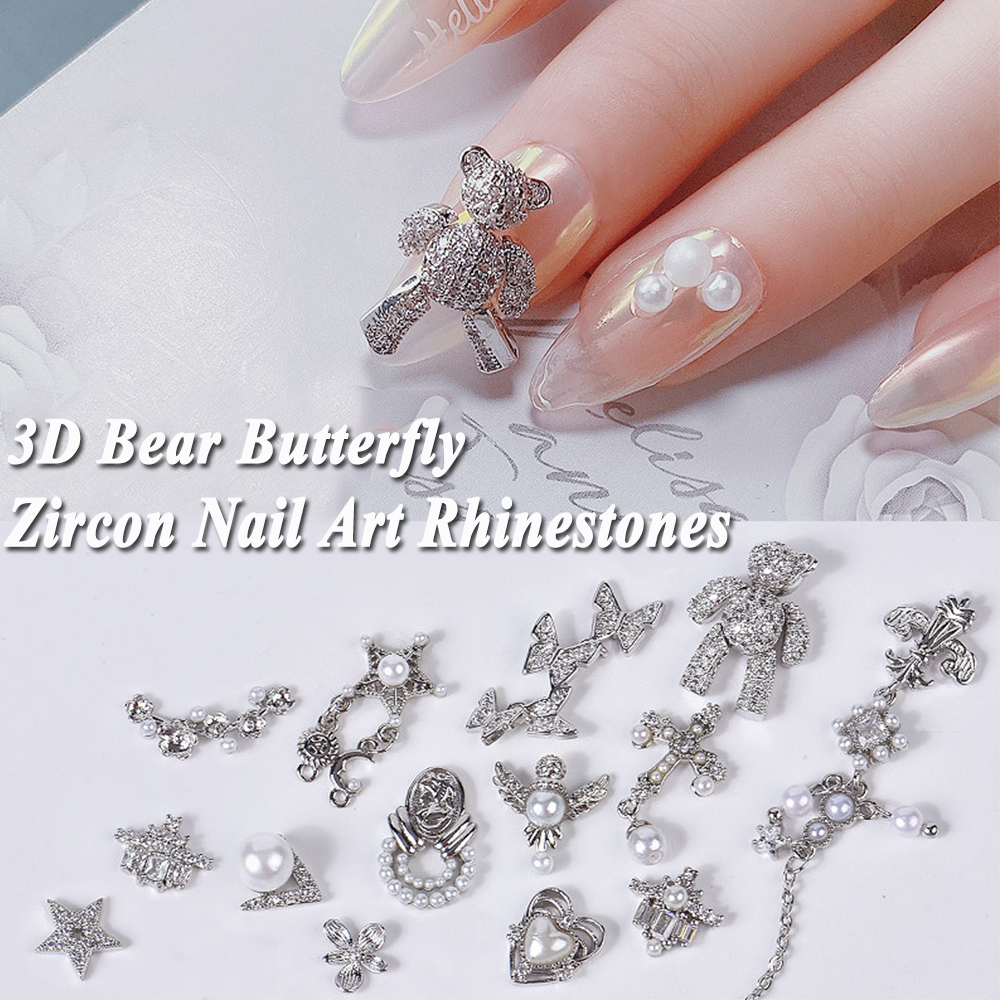 [Hàng mới về] Phụ kiện đá 3d trang trí móng tay nghệ thuật