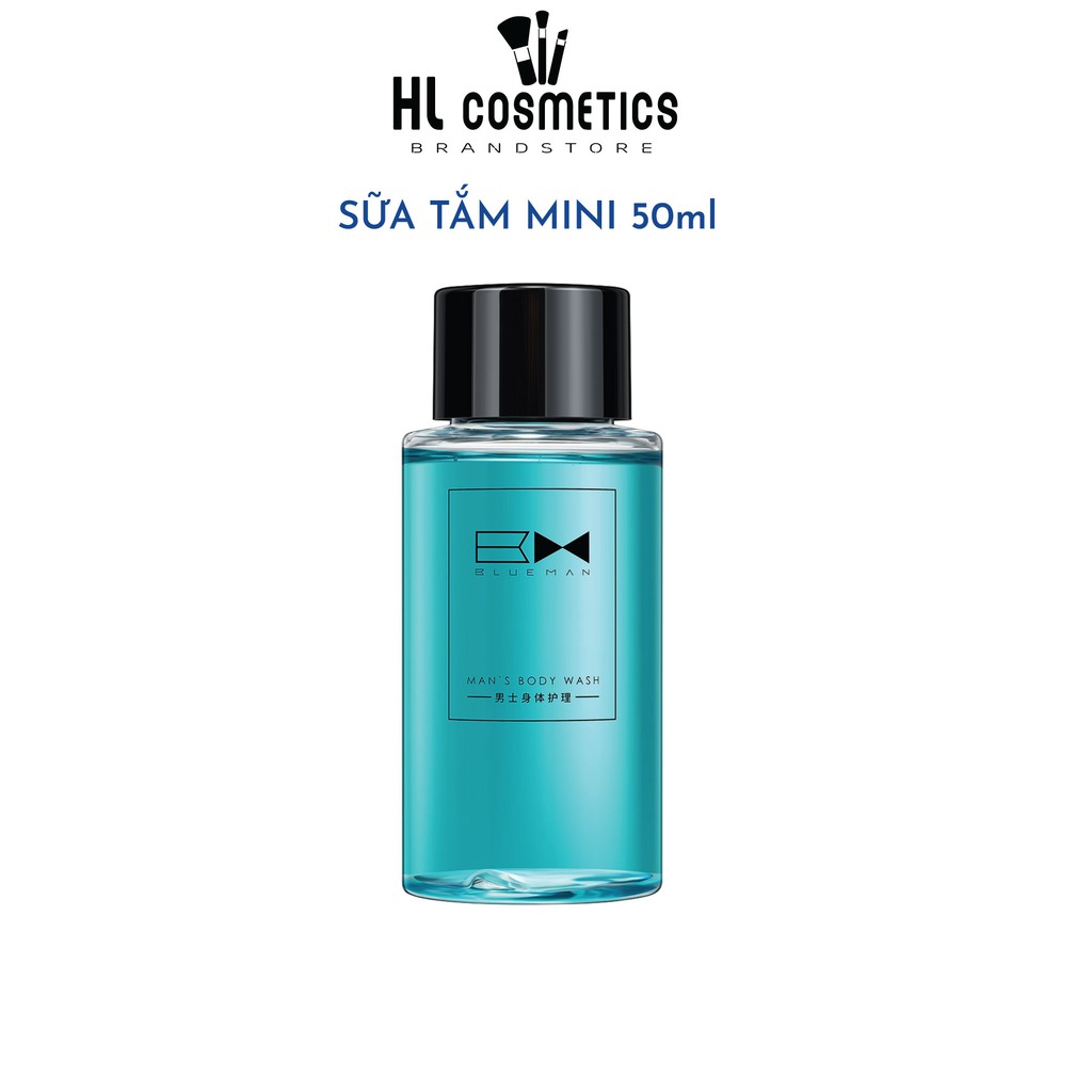 Sữa Tắm Nam Hương Nước Hoa Pháp BLUEMAN SIZE MINI Thơm Cực Lâu Trên Da, Tiện Lợi Khi Đi Du Lịch