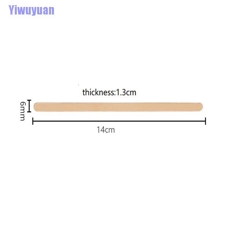 Bộ 100 que gỗ pha cà phê/trà dùng một lần tiện dụng