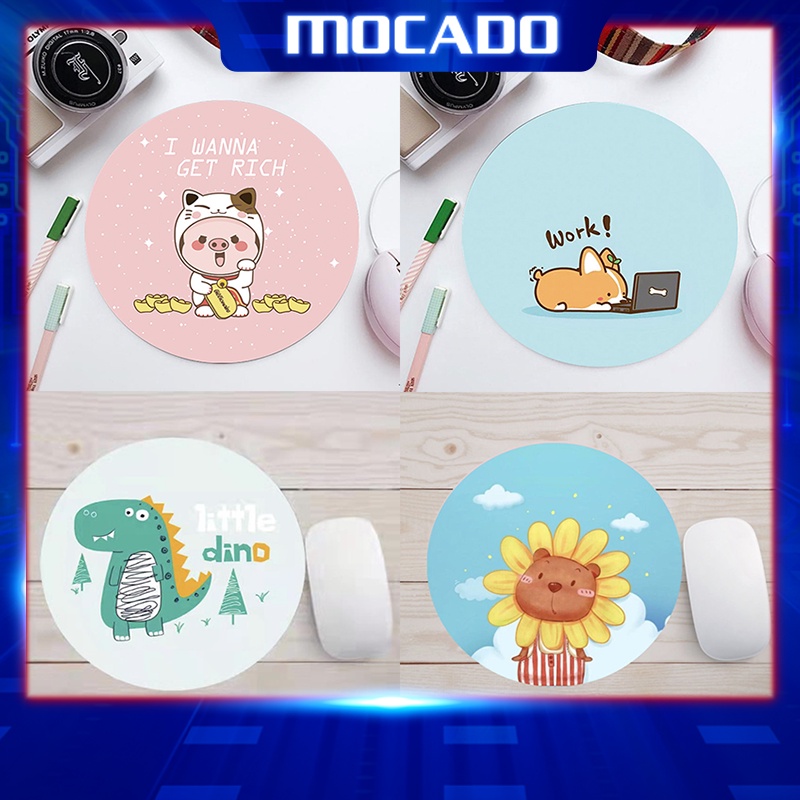 Lót chuột lớn cute máy tính gaming anime slicon da MOCADO LC10