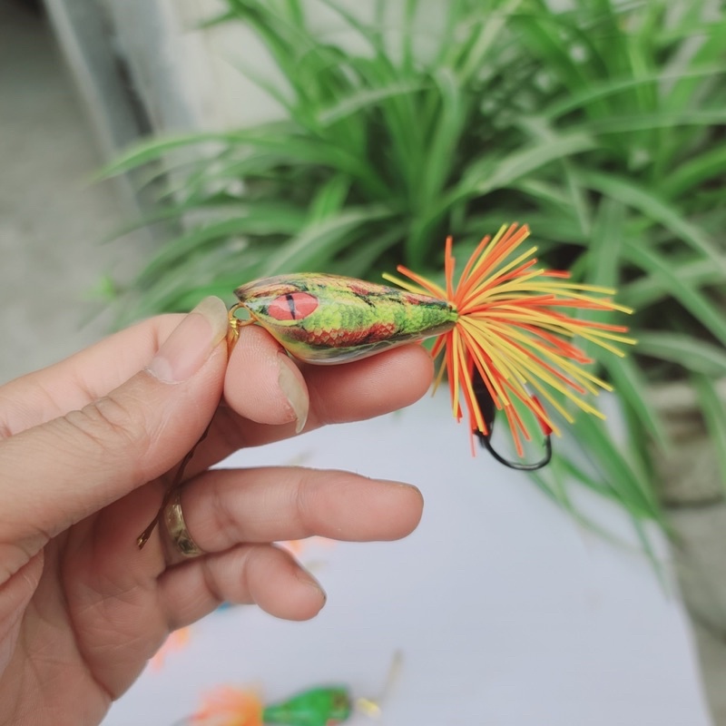 Nhái nhảy đầu rắn sơn 3D