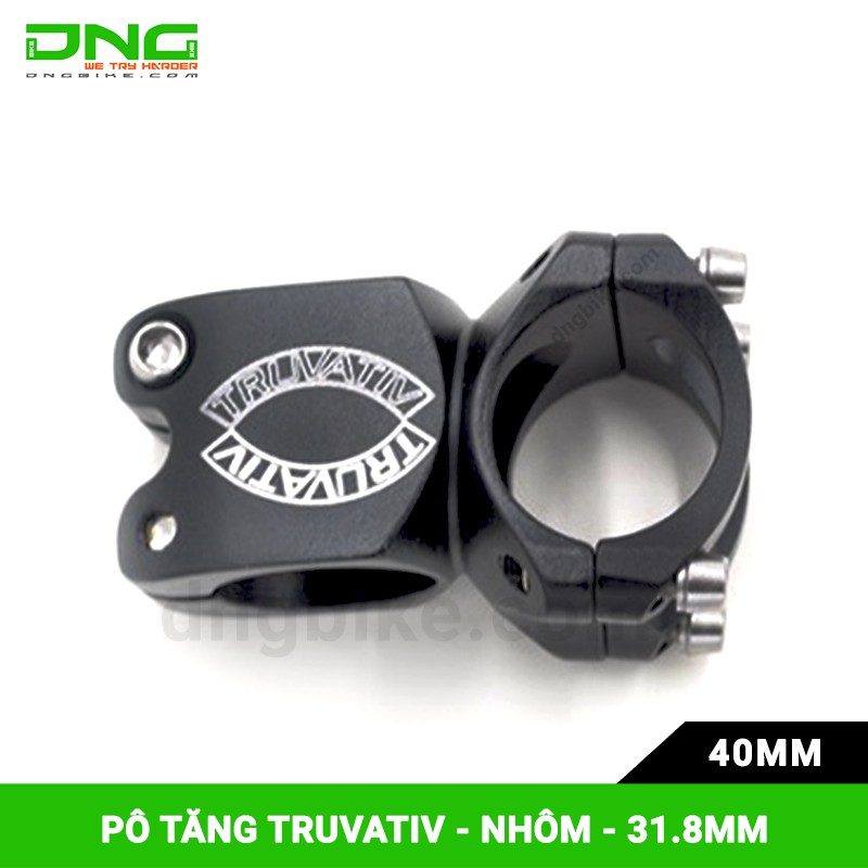Pô tăng xe đạp nhôm TRUVATIV 31.8mm đen