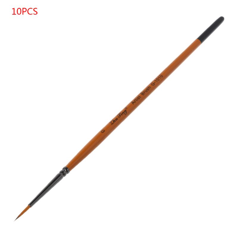 Set 10 Bút Lông Vẽ Tranh Nghệ Thuật Chuyên Dụng