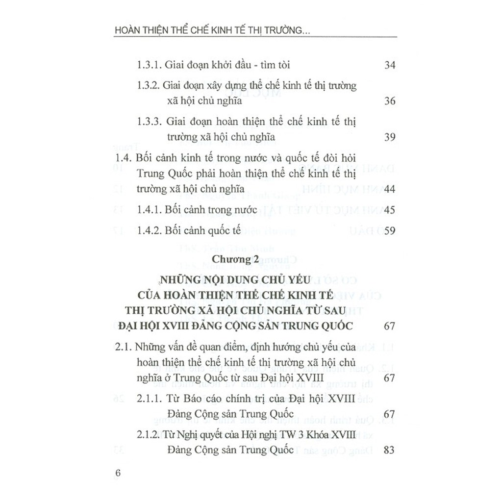 Sách - Hoàn Thiện Thể Chế Kinh Tế Thị Trường Xã Hội Chủ Nghĩa Ở Trung Quốc Từ Sau Đại Hội XVIII Đảng Cộng Sản Trung Quốc