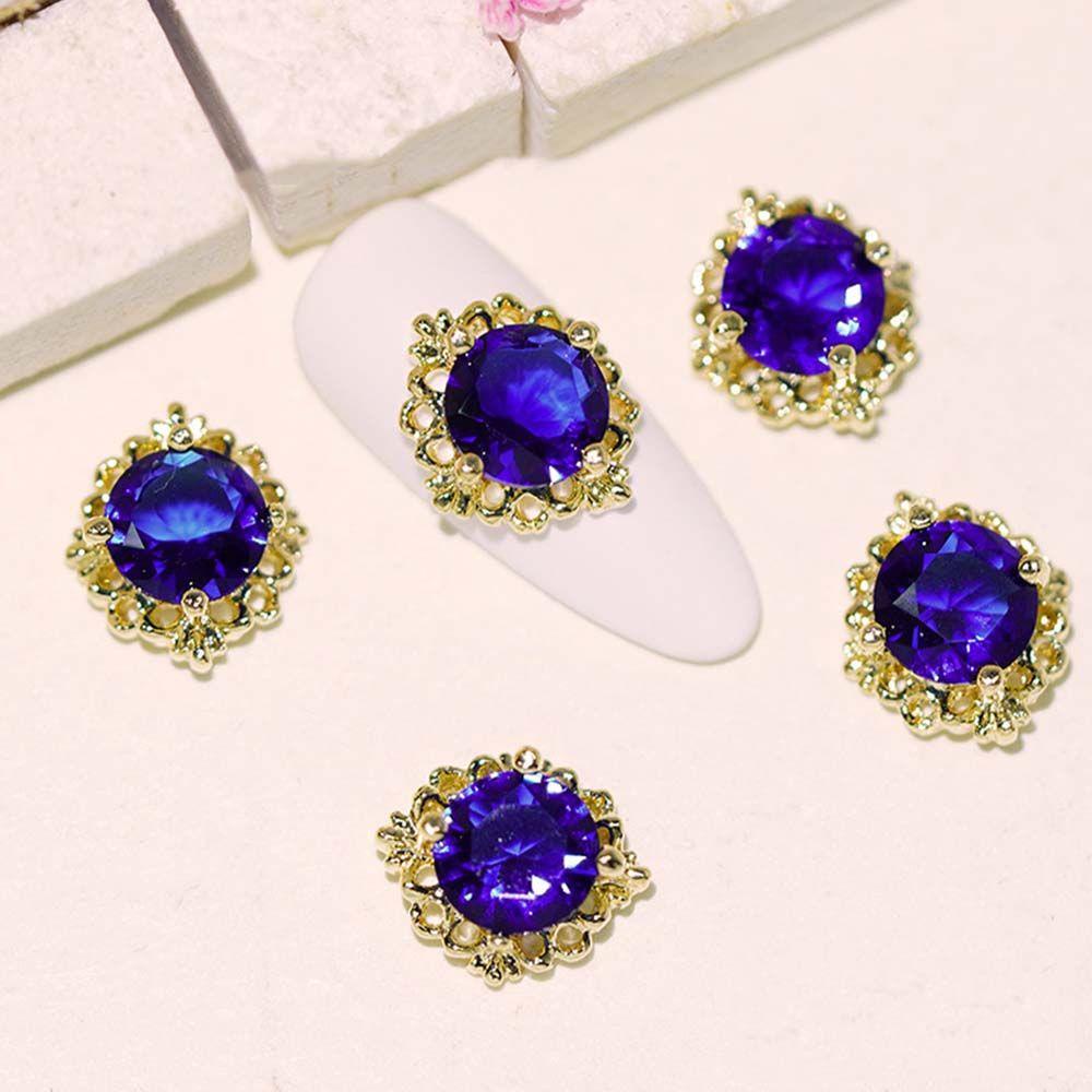 OCEANMAP Phụ Kiện Trang Trí Móng Tay 3D Bằng Hợp Kim Sang Trọng