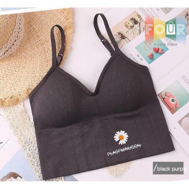 Áo Bra Tập Gym Yoga 2 Dây Họa Tiết Hoa Cúc Trẻ Trung Năng Động Cá Tính - CA843 C | BigBuy360 - bigbuy360.vn