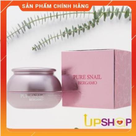 [ Có Sẵn] Kem Dưỡng Da Bergamo PURE SNAIL Tinh Chất Ốc Sên Ngừa Lão Hóa - 50g - Hồng _mỹ phẩm chính hãng _anhthucosmetic