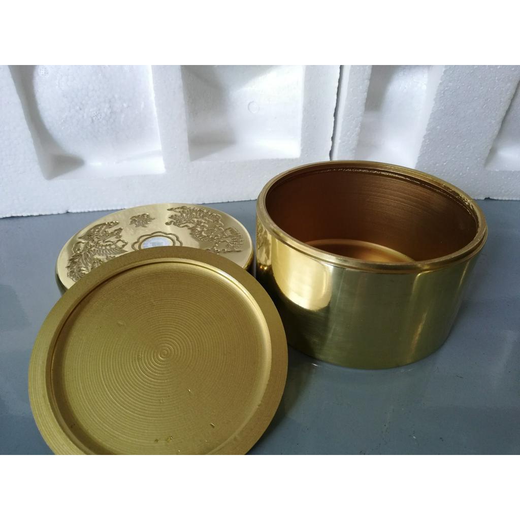 Bộ Tráp trầu Long Phụng bằng đồng