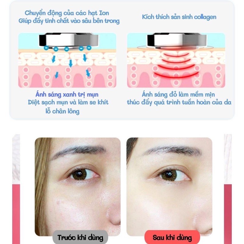 [Mã COS1505 giảm 8% đơn 300K] [MASSAGE MẶT + LÀM SẠCH + TRẺ HÓA] Máy massage mặt - Chăm sóc da mặt đa năng | BigBuy360 - bigbuy360.vn