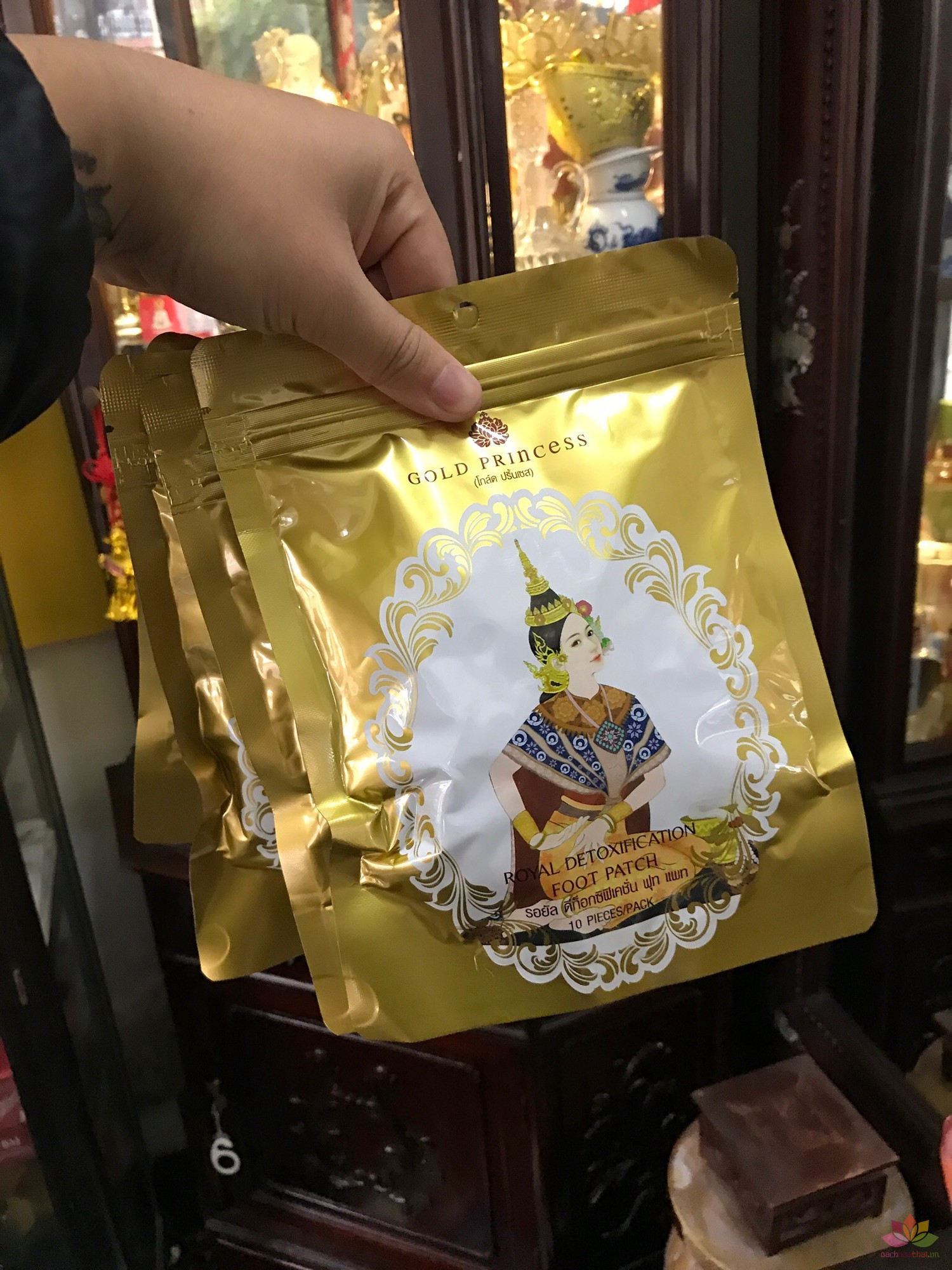 Miếng dán thải ƌộc bàn châŋ Gold Princess Thailand