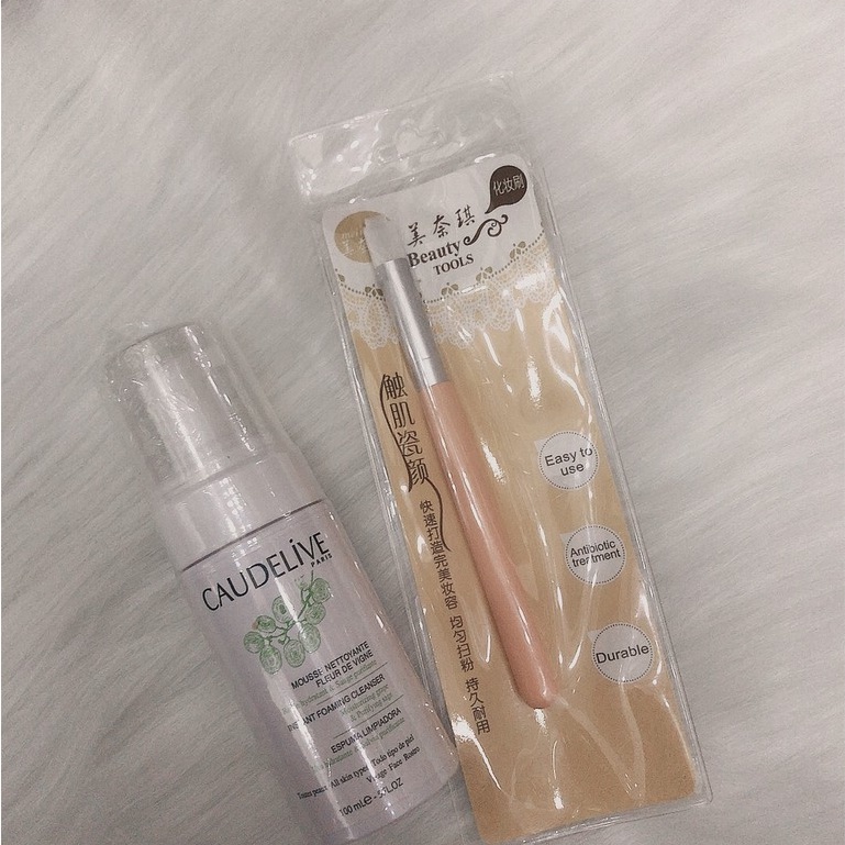 COMBO VỆ SINH XANH- (1 BỌT VS+1 CỌ dài )nối mi - tạo fan - dụng cụ nối mi