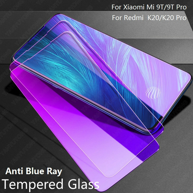 Kính Cường Lực Chống Ánh Sáng Xanh Cho Xiaomi Mi 10t Pro Redmi Note 7 8 9 10 Pro Max 9t 9s 9a 9c Lite K40 Pro Poco M3 F3 X3 Pro Nfc