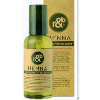 Dầu Dưỡng Bóng Tóc Thảo Dược r&b Henna
