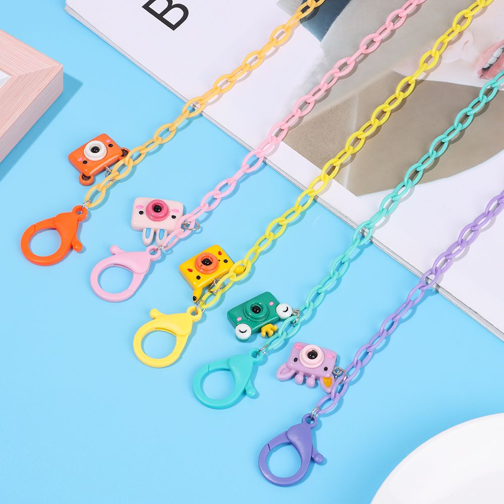 Dây đeo mắt kính chống trượt chống mất màu kẹo phong cách hoạt hình thời trang dành cho trẻ em