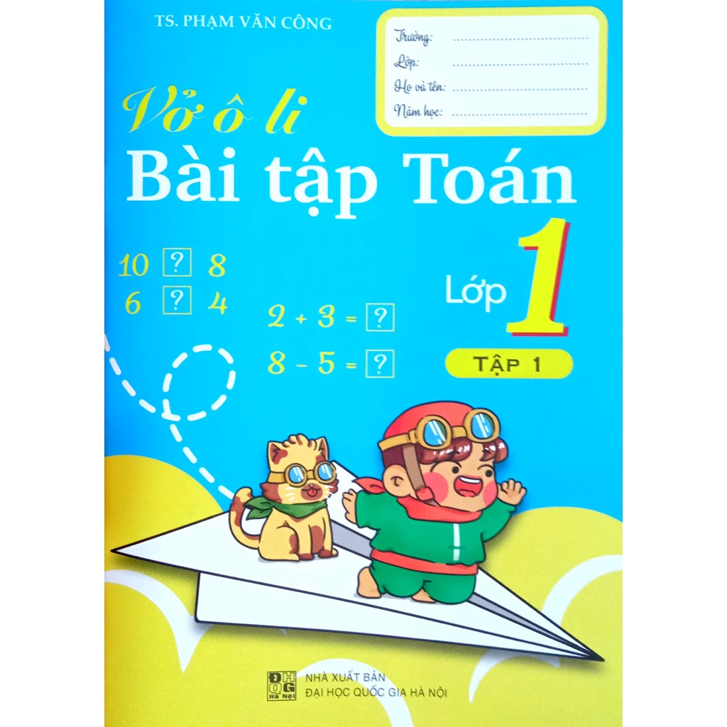 Sách - Vở ô li bài tập Toán 1 - Tập 1