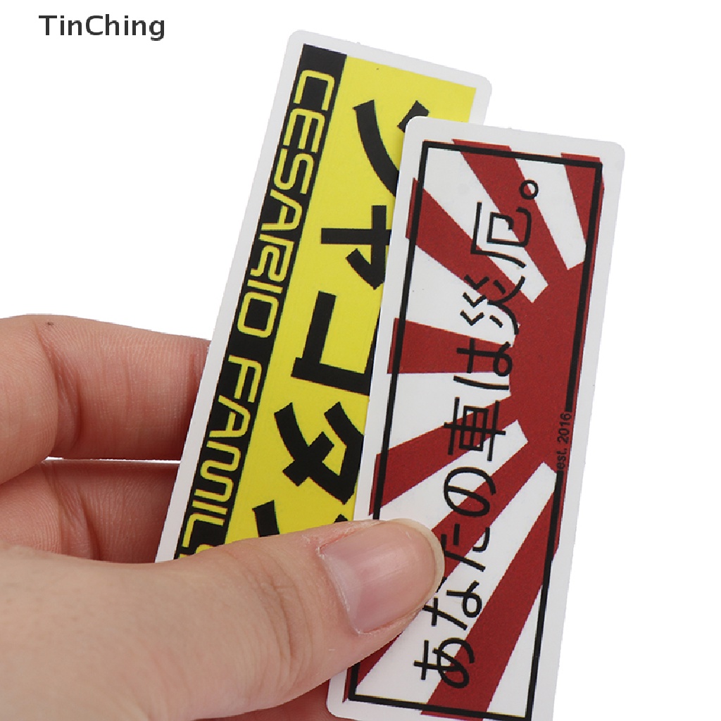 Bộ 50 Miếng Dán JDM Phong Cách Thời Trang Đa Ứng Dụng