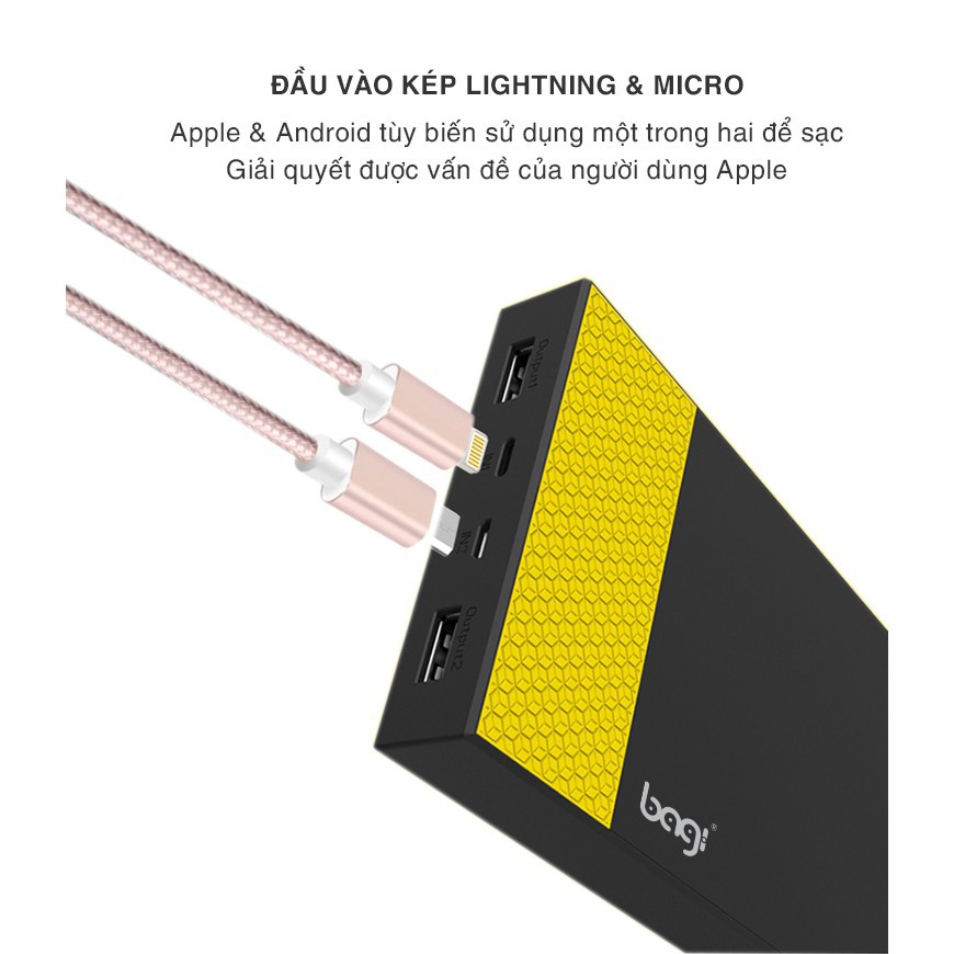 Sạc dự phòng Bagi PB-D15 15000 mAh