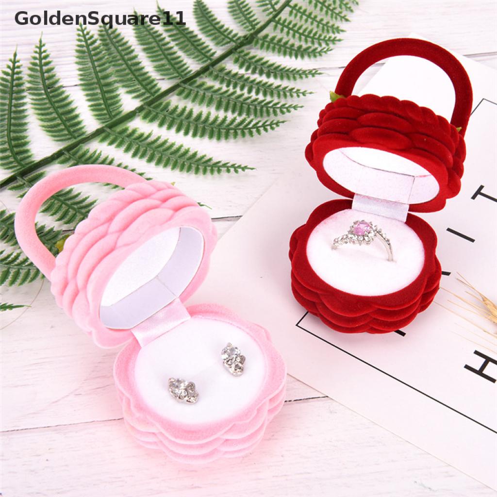 Hộp Đựng Trang Sức Bằng Nhung Hình Hoa Sang Trọng 11