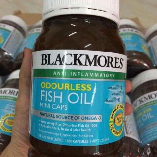 Dầu cá fish oil 1000mg mini cap lọ 400 viên