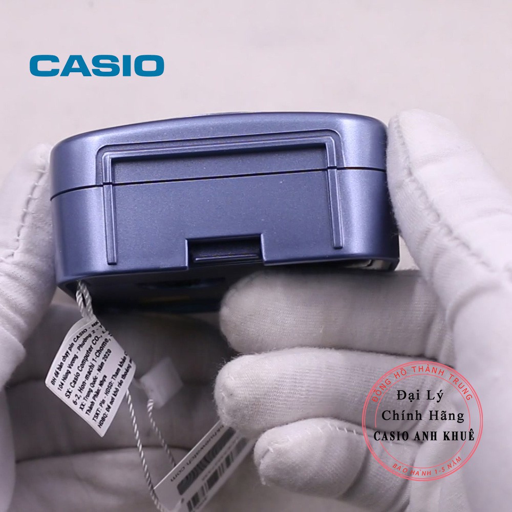 Đồng hồ để bàn Casio TQ-143S-2DF có đèn ,báo thức( 7.7×7.6×3.8 cm )