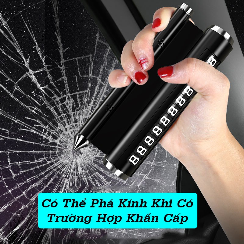 Biển Số Điện Thoại Ô Tô, Bảng Ghi Số Điện Thoại Để Taplo Xe Hơi, Có Thế Phá Kính COCA T