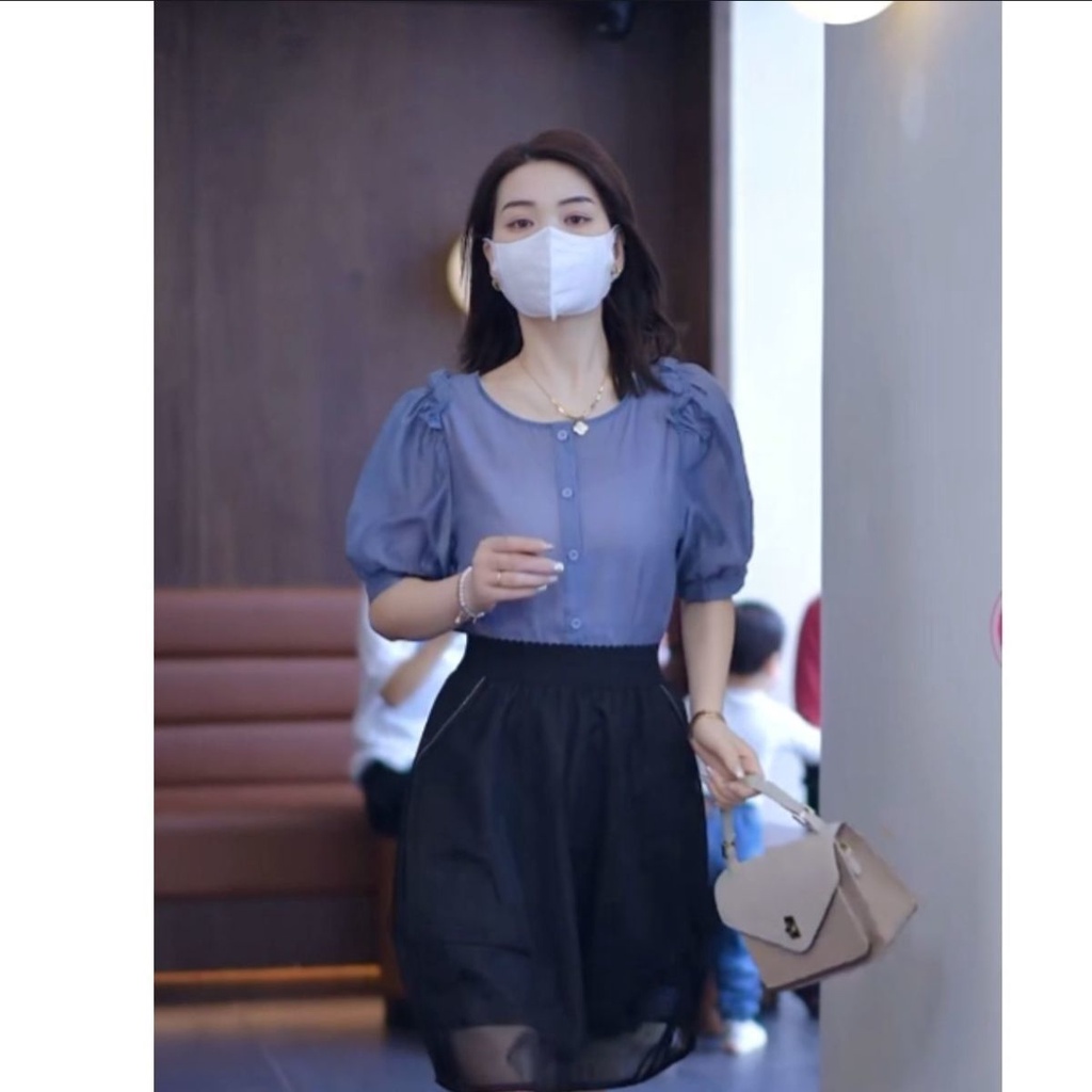 Áo Sơ Mi Chiffon Tay Ngắn Thời Trang Mùa Hè Dành Cho Nữ