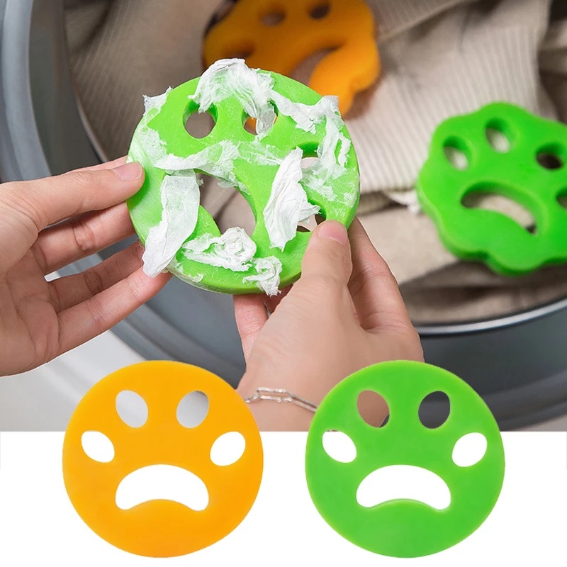 Miếng Dán Silicone Loại Bỏ Lông Thú Cưng Trên Máy Giặt Có Thể Tái Sử Dụng