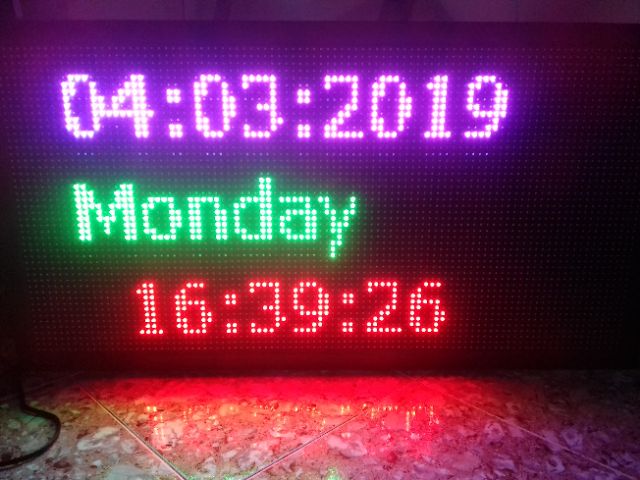 ✅ Tấm Led Ma Trận P10 Nhiều Màu Ngoài Trời