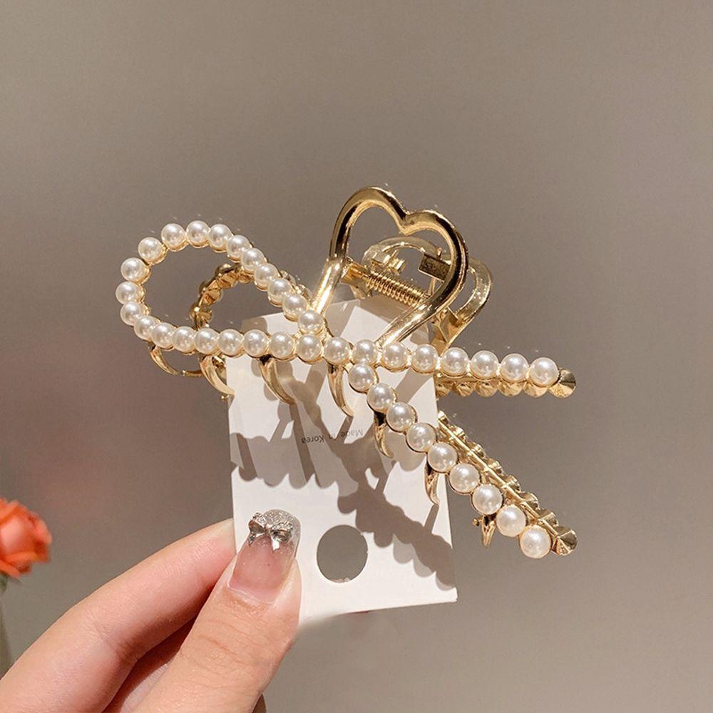 Kẹp Tóc Càng Cua Họa Tiết Hình Học Thời Trang Hàn Quốc Thanh Lịch Cho Nữ