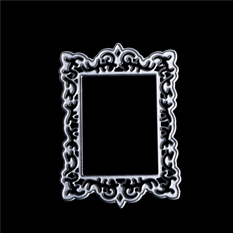 [threegoodstonesgen 0609] Frame Decor Metal Cutting Dies Stencils For Scrapbooking DIY Album Cards Making