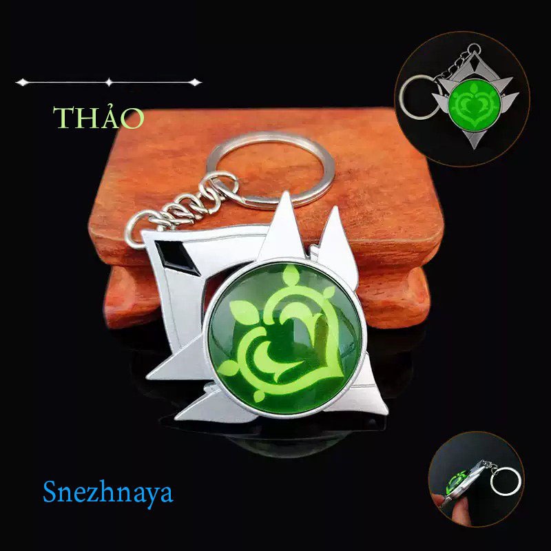 Móc khóa Vision Snezhnaya - Genshin Impact | Baystore