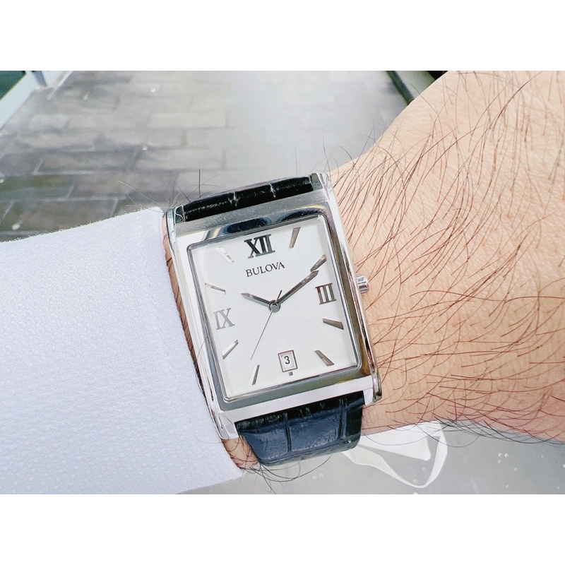 ĐỒNG HỒ NAM CHÍNH HÃNG Bulova 96B107 Classic Quartz White Dial