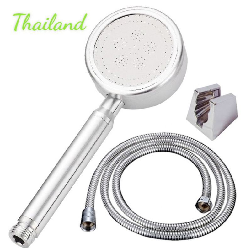 Bộ vòi hoa sen tăng áp lực nước - dây cấp nước inox 1m5