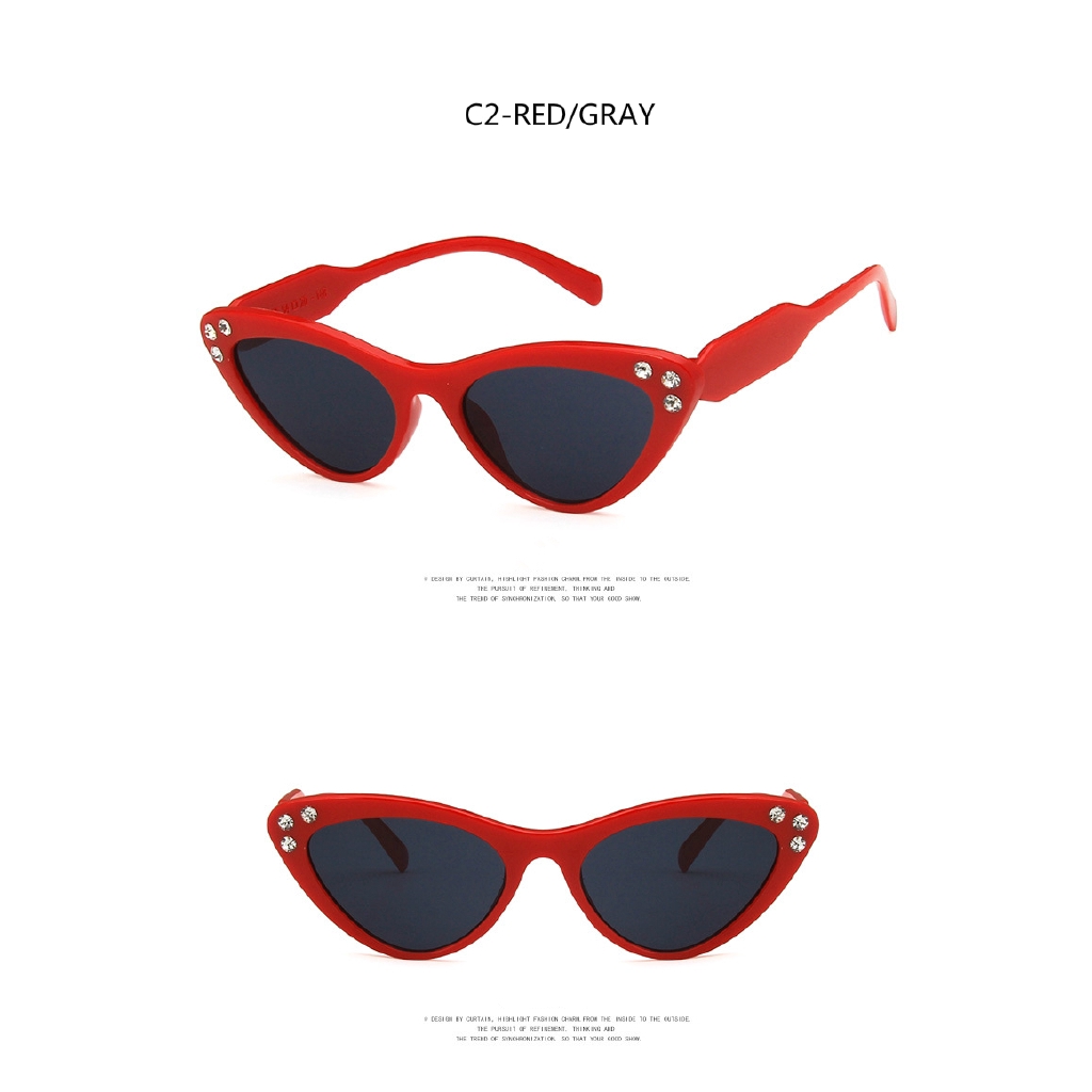 Kính Mát Mắt Mèo Phong Cách Âu Mỹ