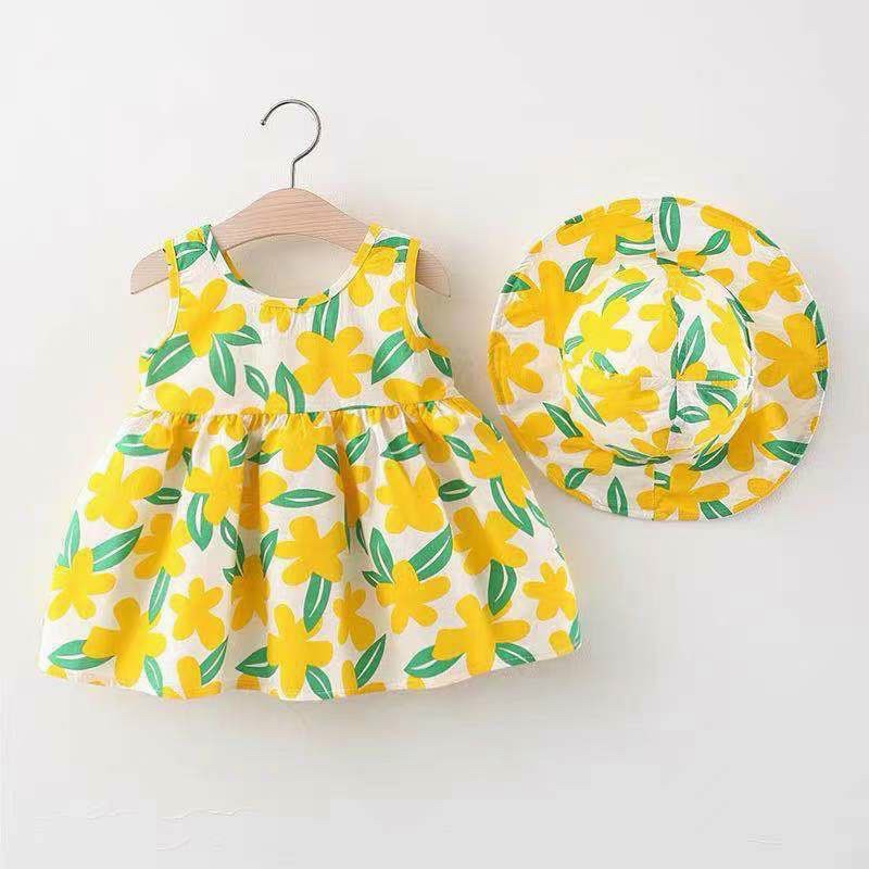vải thô cotton mịn mát hoa hoạt hình to may váy,bộ cho mẹ và bé