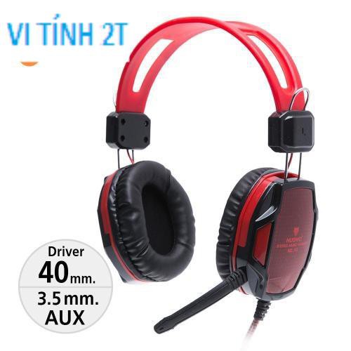 Tai nghe headphone Qinlian A6 gaming (Đen đỏ)