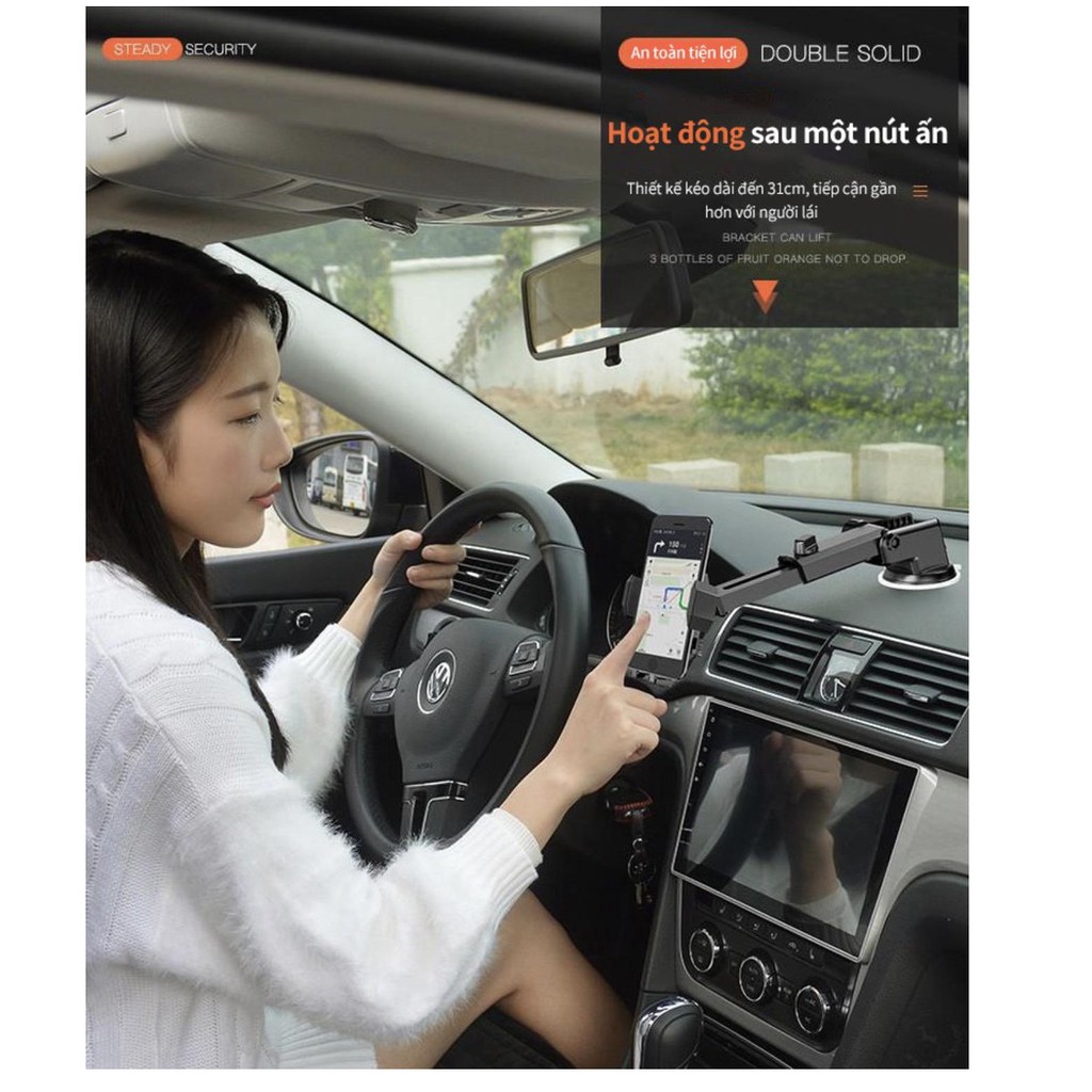 Giá đỡ điện thoại tự động vạn năng cho xe hơi cao cấp  | BigBuy360 - bigbuy360.vn