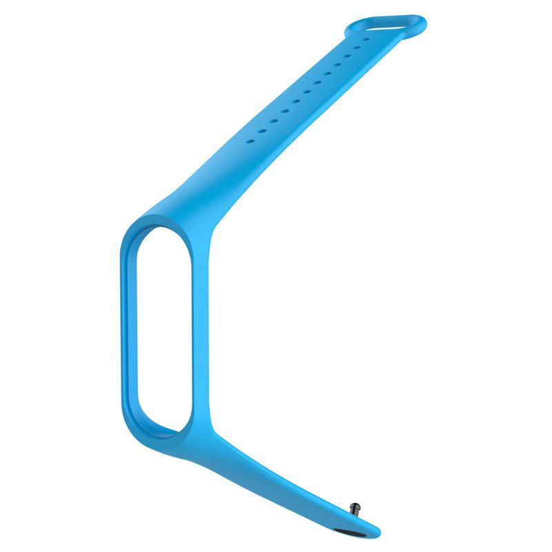 Dây Đeo Thay Thế Chất Liệu Silicon Màu Trơn Cho Xiaomi Mi Band 4 3