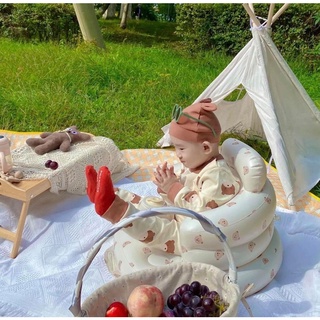 Ghế hơi tập ngồi cho bé.