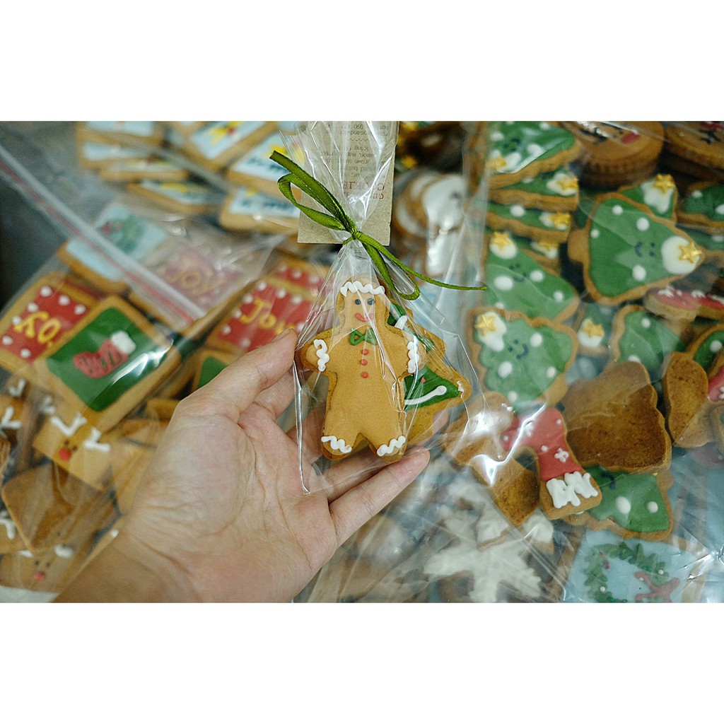 Combo 100 chiếc bánh quy gừng Giáng Sinh, đóng gói lẻ từng chiếc | BigBuy360 - bigbuy360.vn