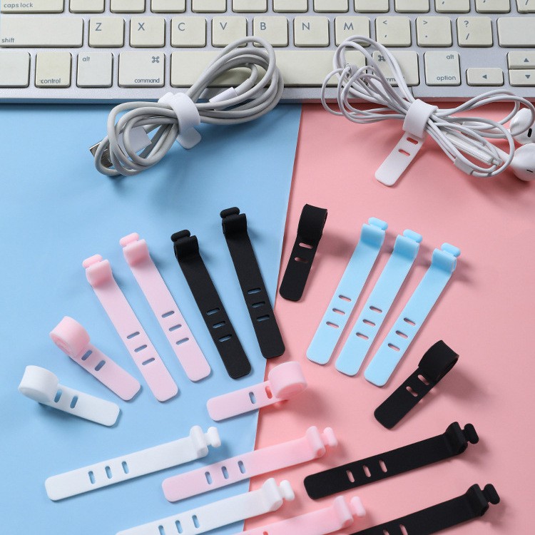 Dụng Cụ Quấn Dây Cáp / Tai Nghe / Chuột / Bàn Phím Bằng Silicone Tiện Dụng