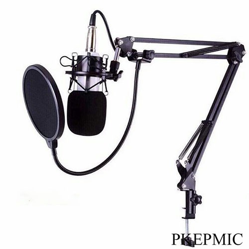 Chân kẹp mic thu âm đa năng chuyên dụng thu âm hoặc live stream -Combo Màng lọc âm và chân kẹp mic thu âm